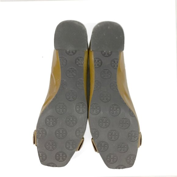 Tory Burch Martha Chain Link Block Heel Pump Patent Leather Heels - Picture 11 of 13